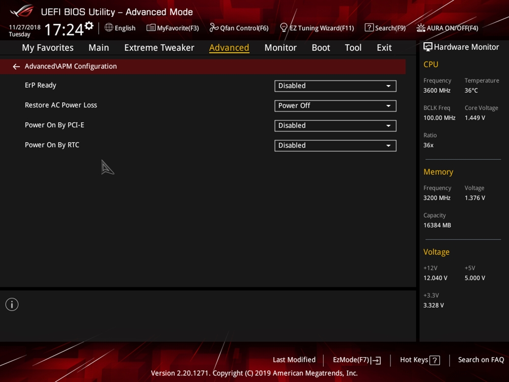 ASUS ROG Crosshair VIII Impact Bios 35