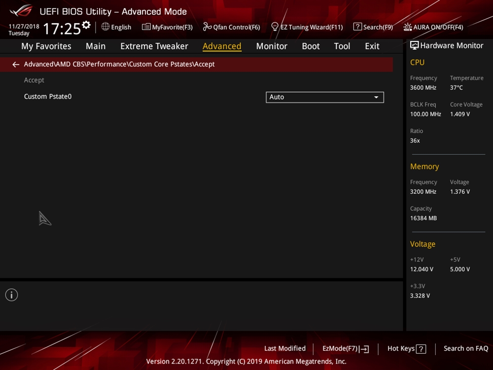 ASUS ROG Crosshair VIII Impact Bios 47