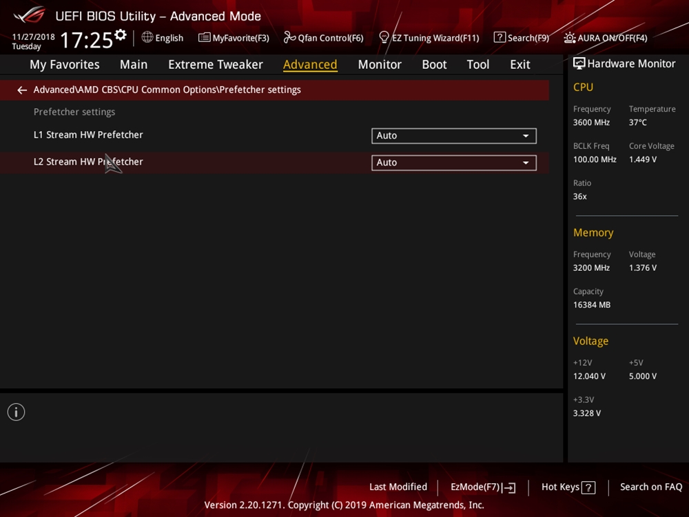 ASUS ROG Crosshair VIII Impact Bios 48