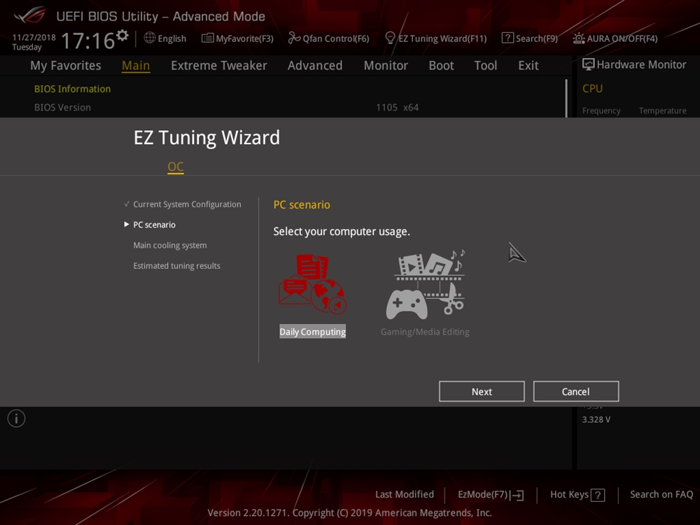 ASUS ROG Crosshair VIII Impact Bios 5