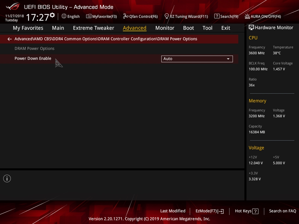 ASUS ROG Crosshair VIII Impact Bios 59