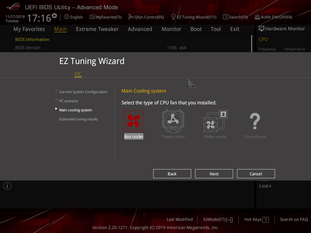 ASUS ROG Crosshair VIII Impact Bios 6