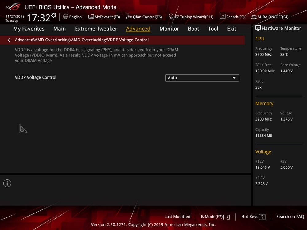 ASUS ROG Crosshair VIII Impact Bios 78