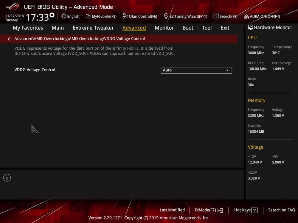 ASUS ROG Crosshair VIII Impact Bios 79