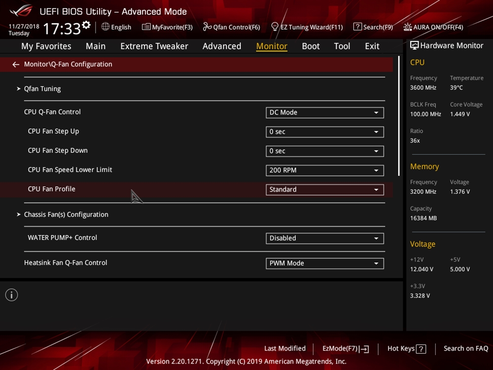 ASUS ROG Crosshair VIII Impact Bios 82