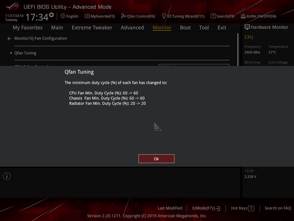ASUS ROG Crosshair VIII Impact Bios 84