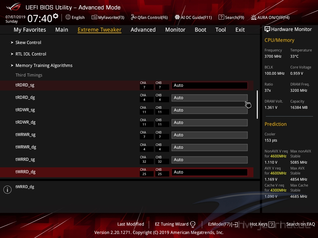 ASUS ROG Maximus XI Gene Bios 22