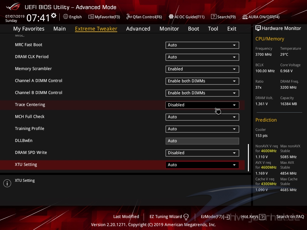 ASUS ROG Maximus XI Gene Bios 24