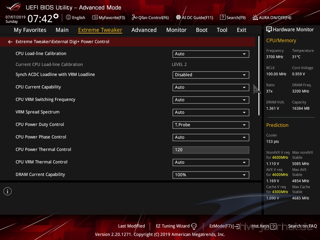 ASUS ROG Maximus XI Gene Bios 27