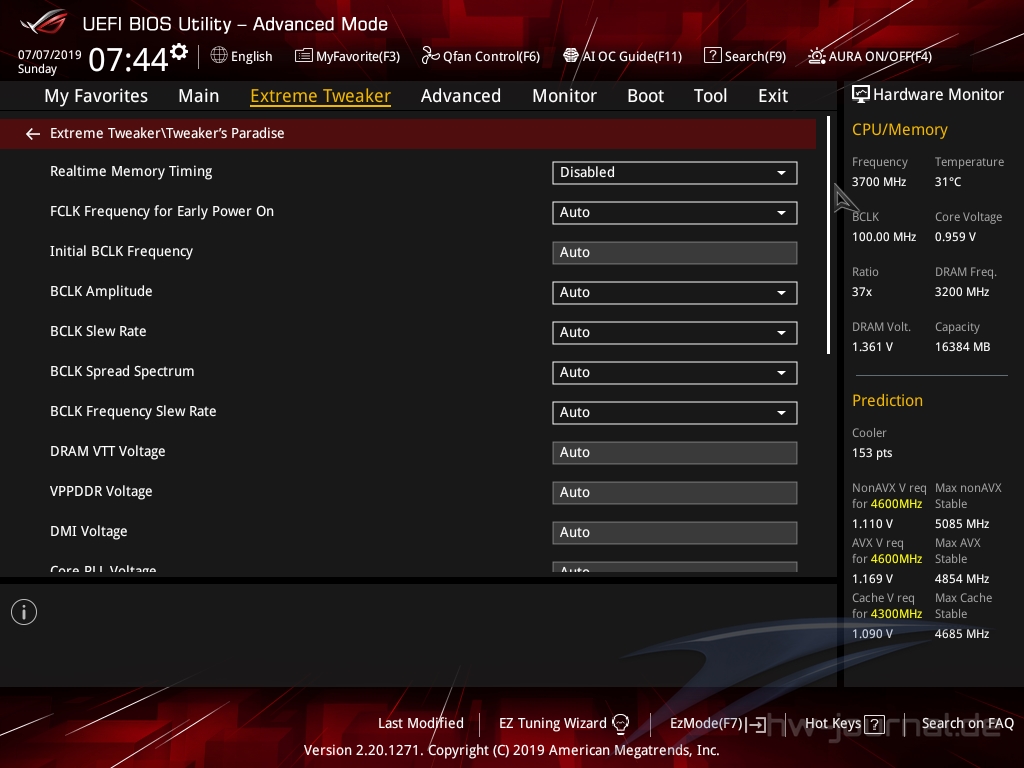 ASUS ROG Maximus XI Gene Bios 30