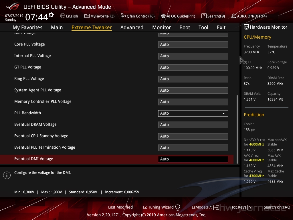 ASUS ROG Maximus XI Gene Bios 31