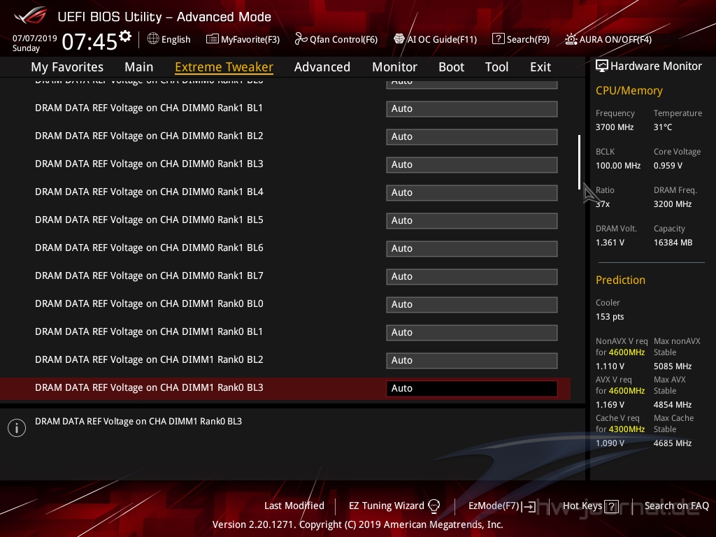 ASUS ROG Maximus XI Gene Bios 34