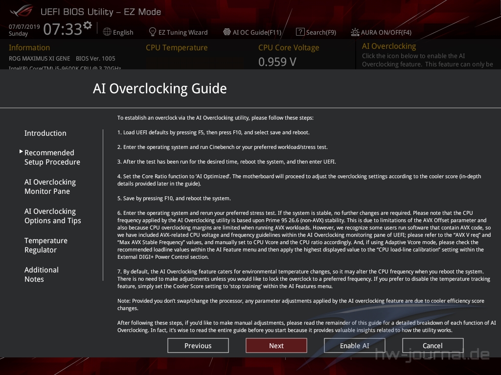 ASUS ROG Maximus XI Gene Bios 4