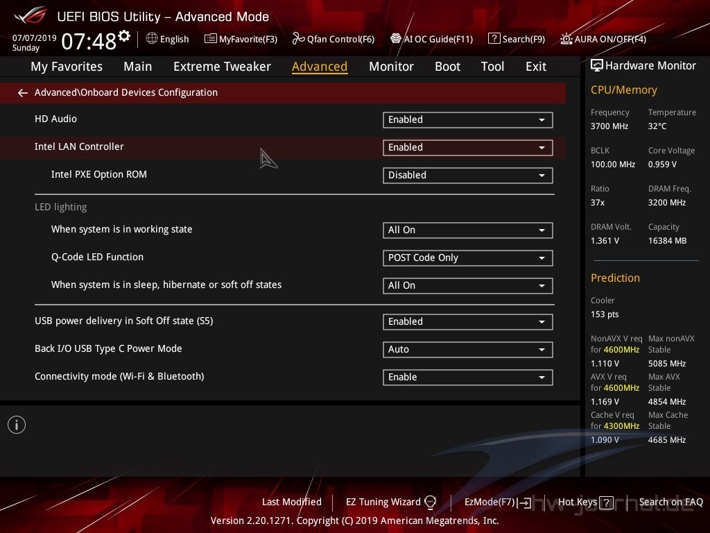 ASUS ROG Maximus XI Gene Bios 55