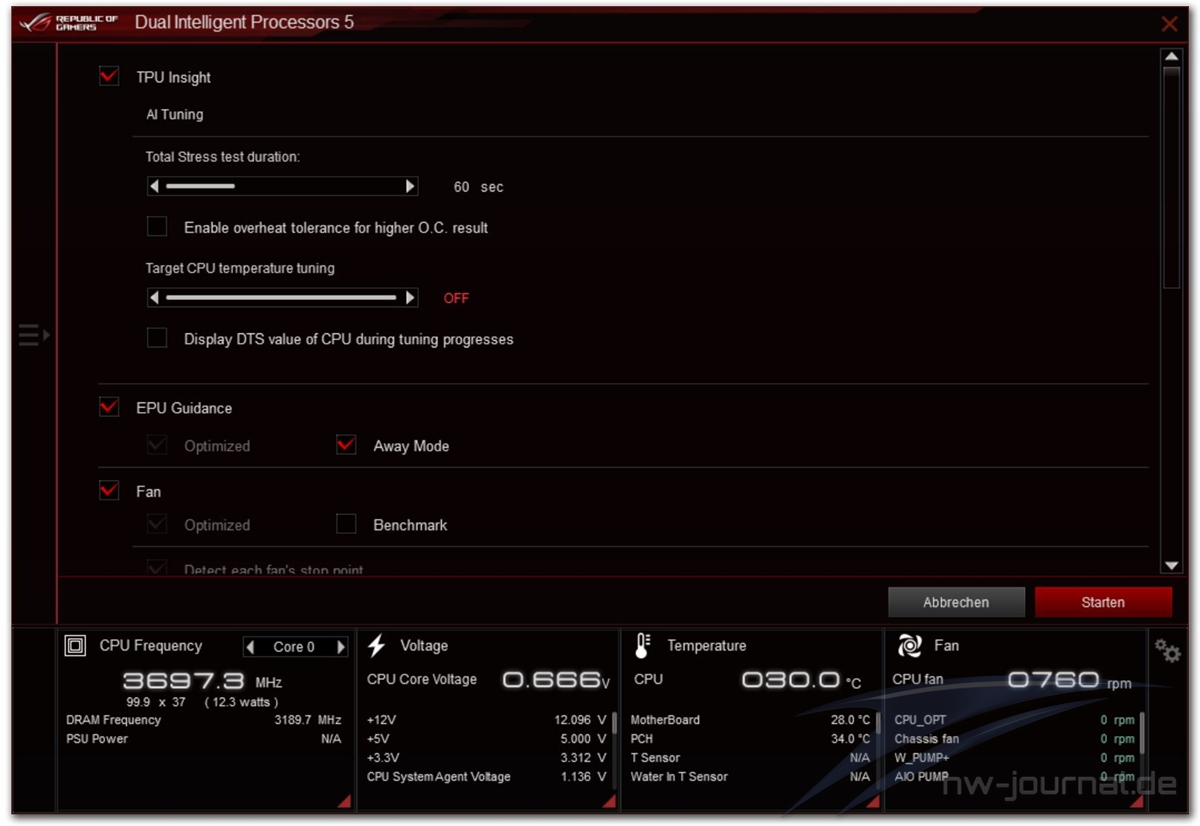 ASUS ROG Maximus XI Gene AI Suite 3 13