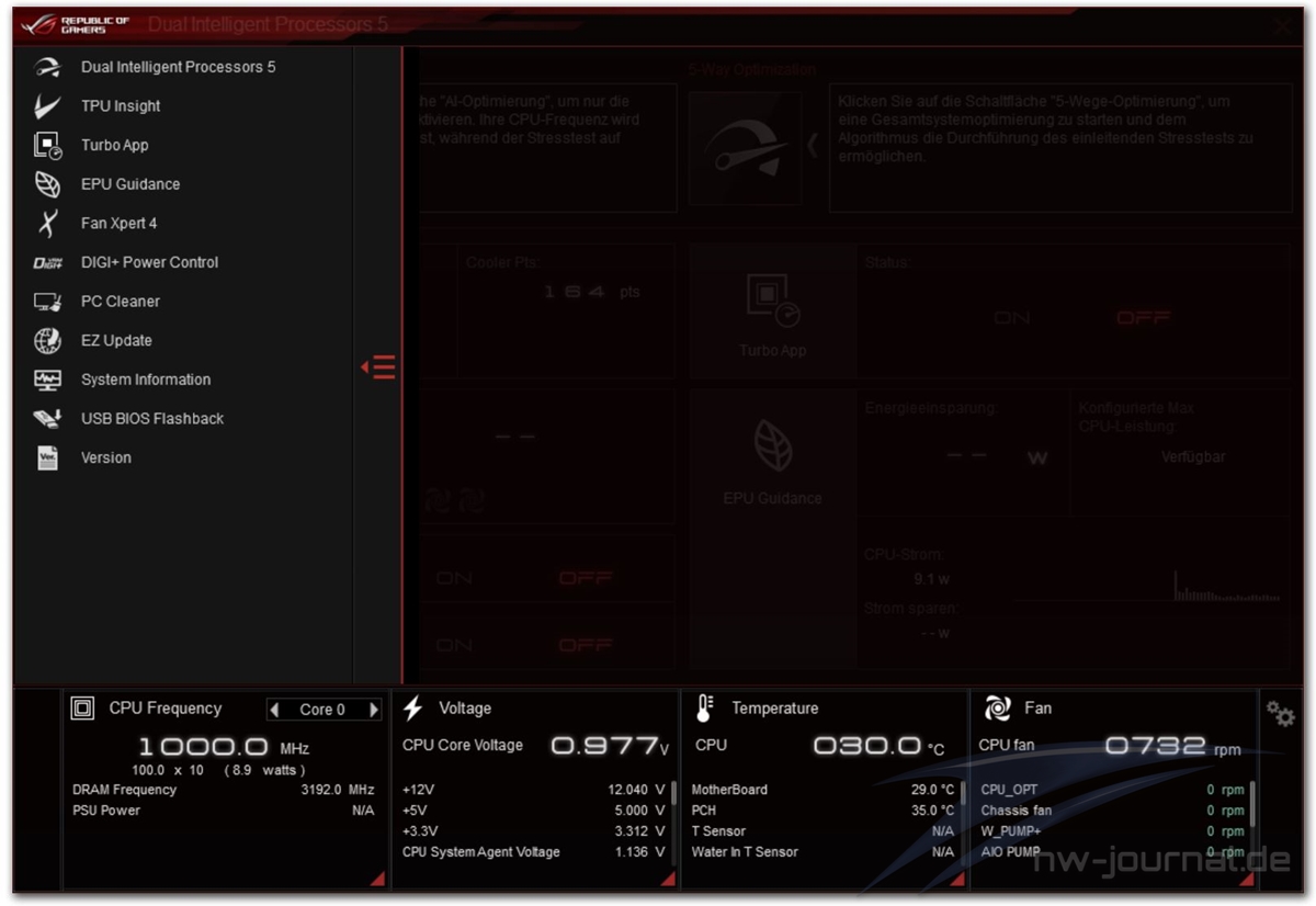 ASUS ROG Maximus XI Gene AI Suite 3 2