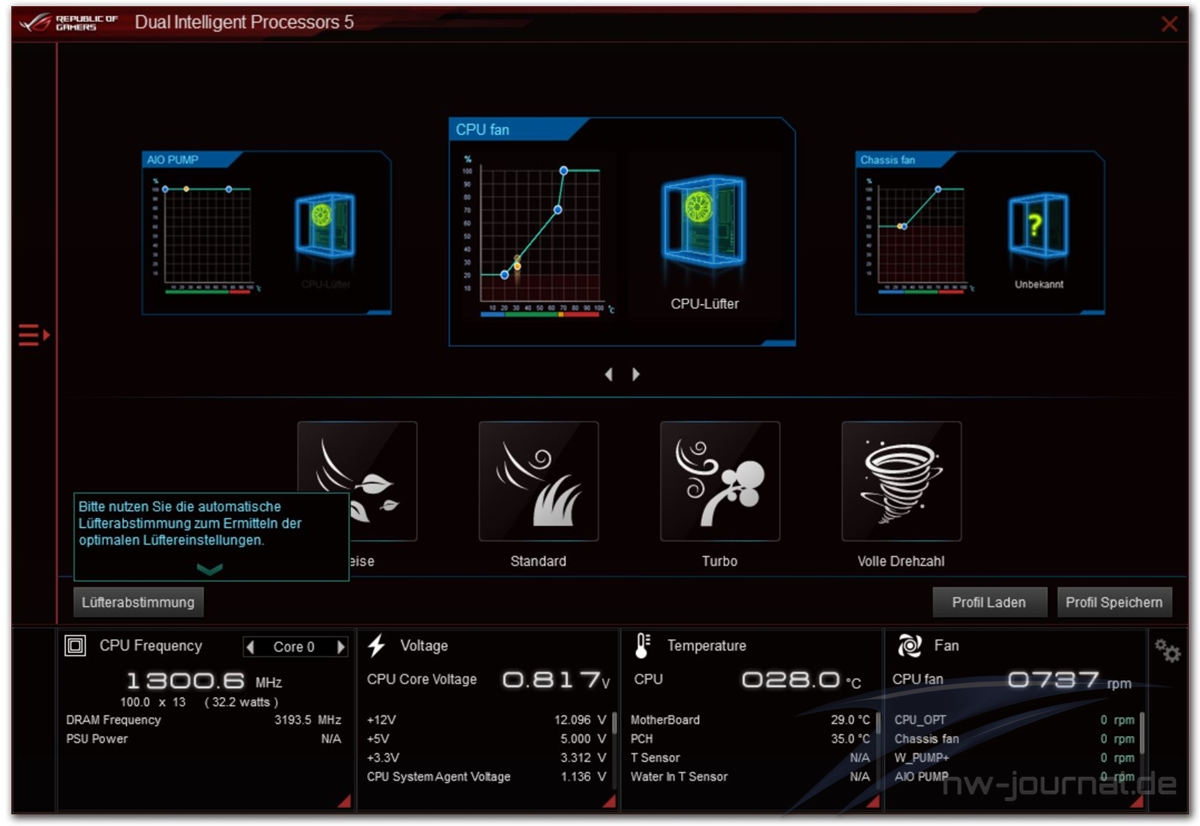 ASUS ROG Maximus XI Gene AI Suite 3 6