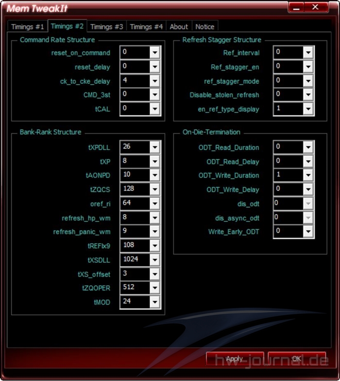 ASUS ROG Maximus XI Gene Mem TweakIt 2