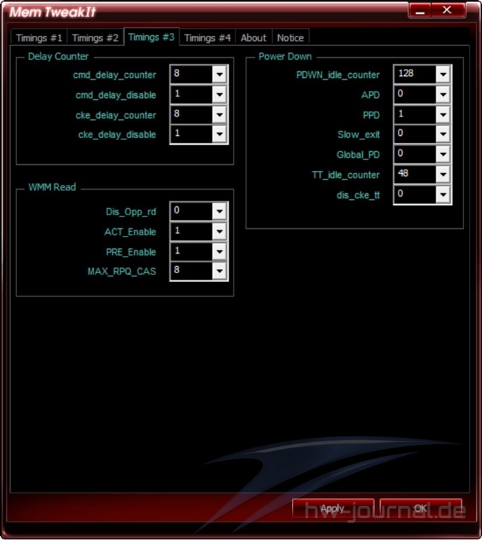 ASUS ROG Maximus XI Gene Mem TweakIt 3