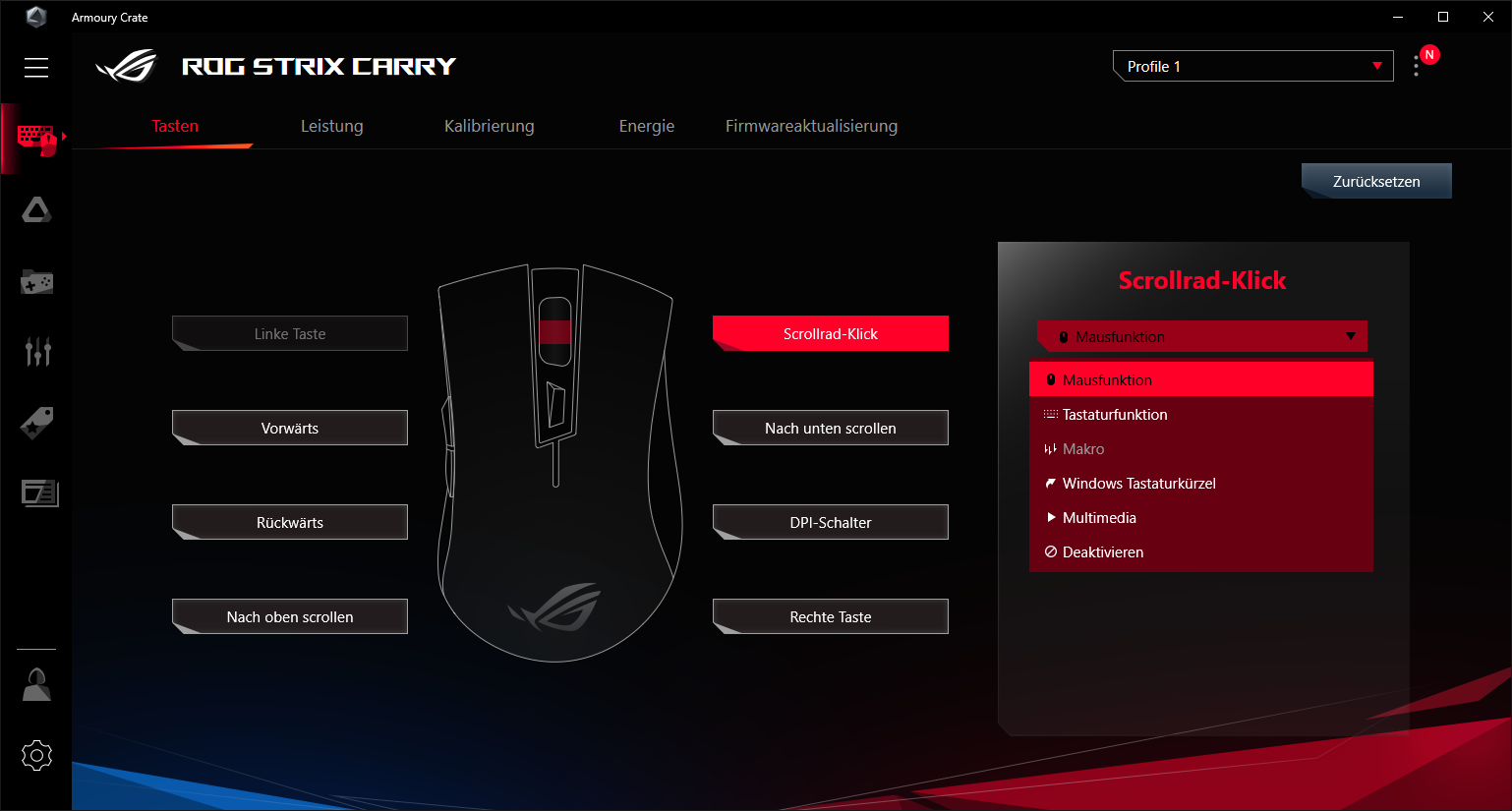 ASUS ROG Strix Carry Software 3