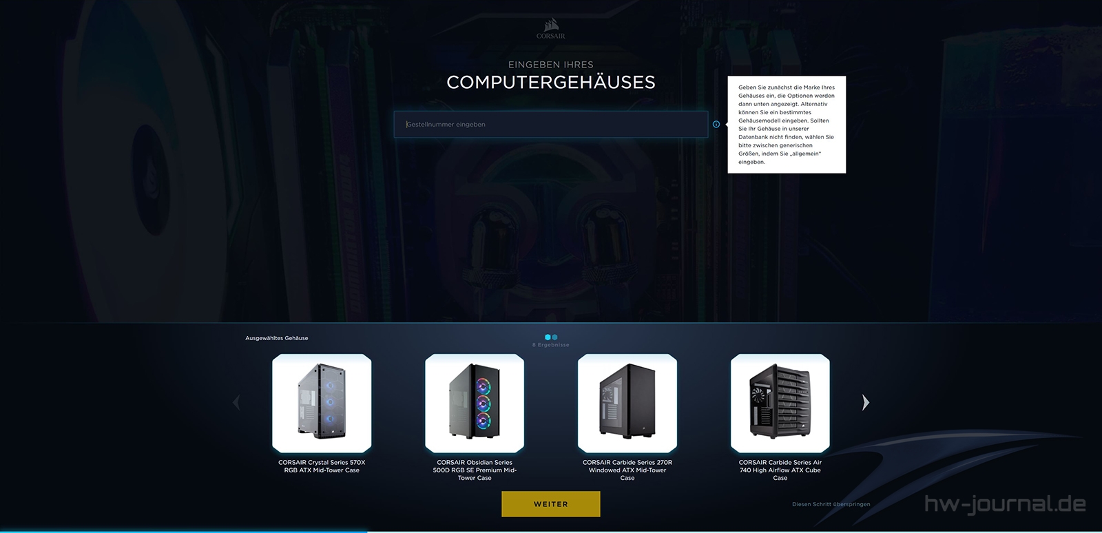 Corsair Custom Cooling Configurator 4