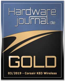 Corsair K83 Wireless award k
