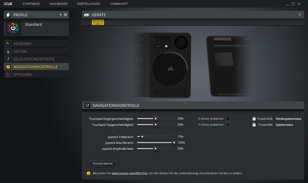 Corsair K83 Wireless iCUE Screenshot 04
