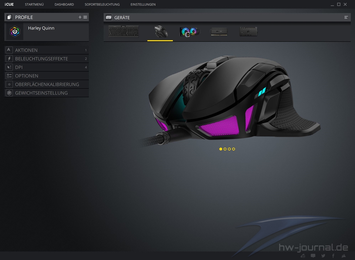 Corsair Nightsword RGB ICUE 1