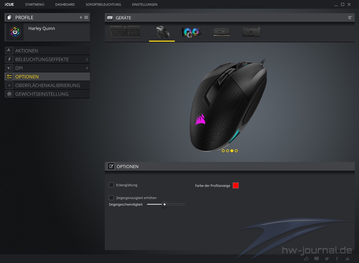 Corsair Nightsword RGB ICUE 11