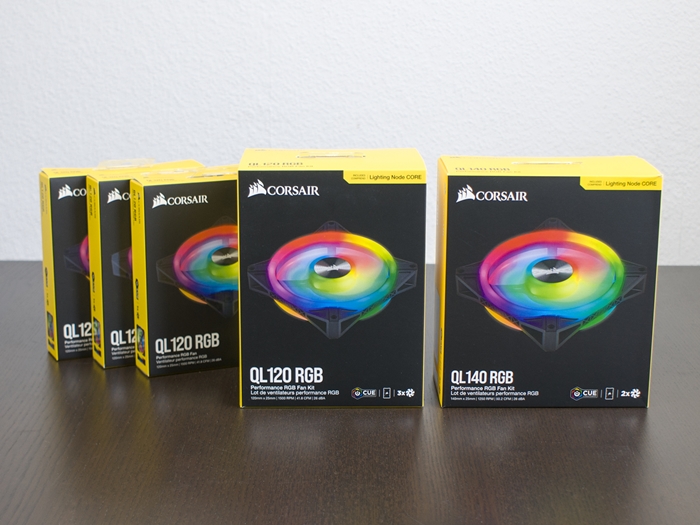 Corsair QL120 QL140 Luefter 1k