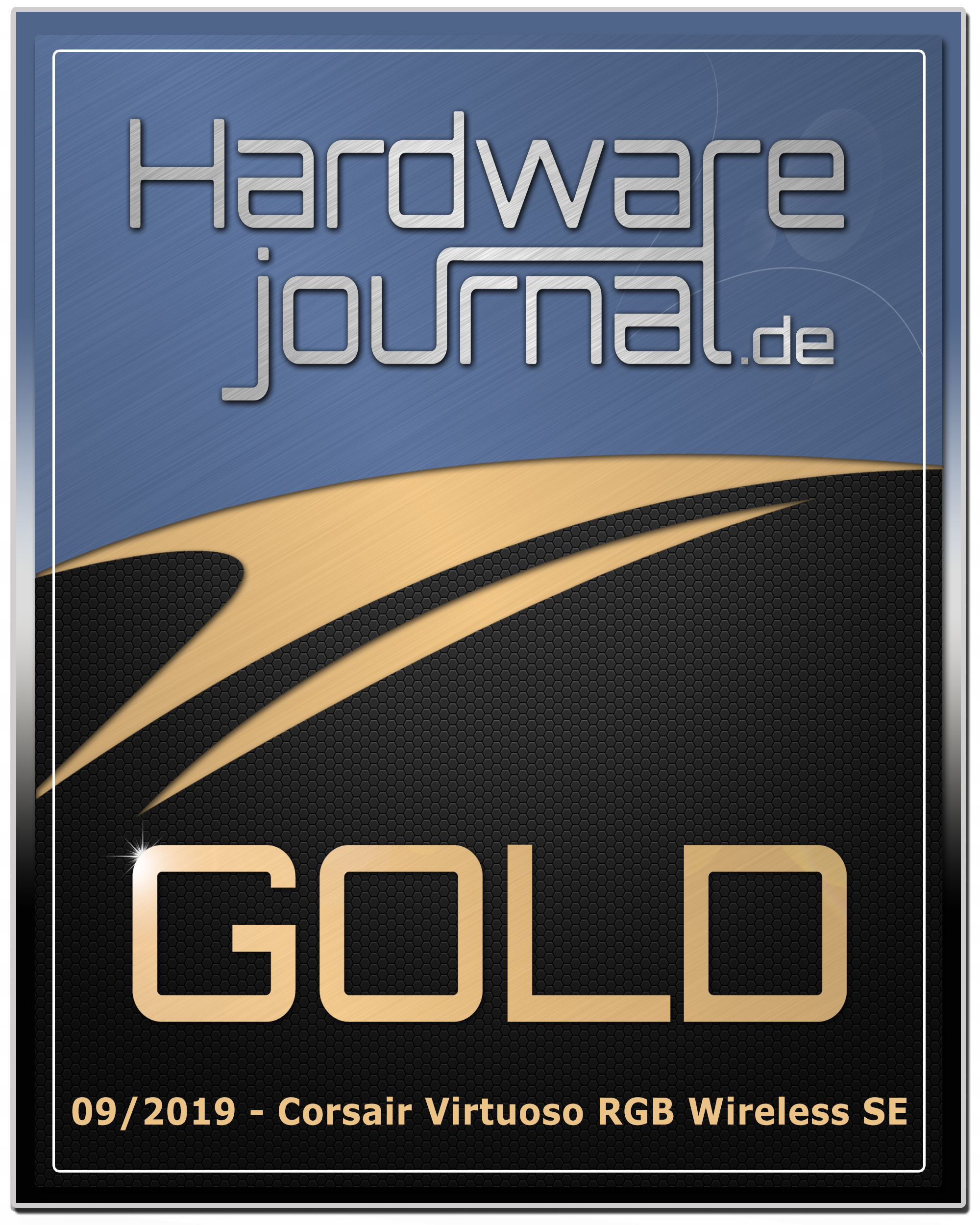 Corsair Virtuoso RGB Wireless SE Gold Award Hardware Journal