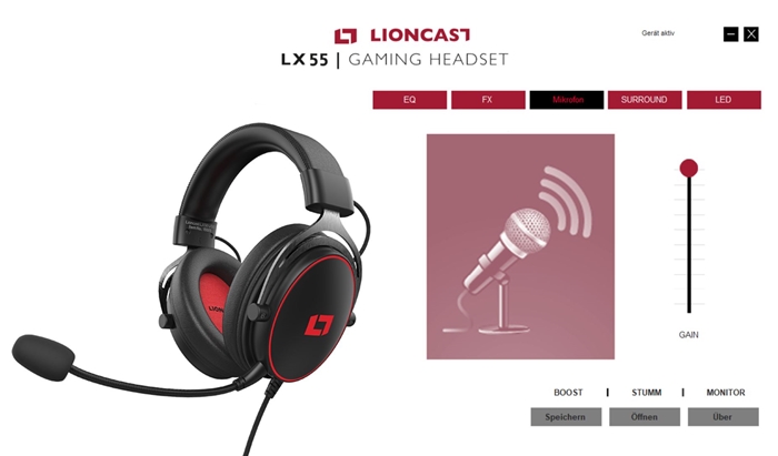 Lioncast LX55 USB Software 2k
