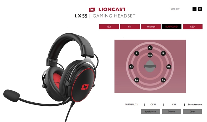 Lioncast LX55 USB Software 2k