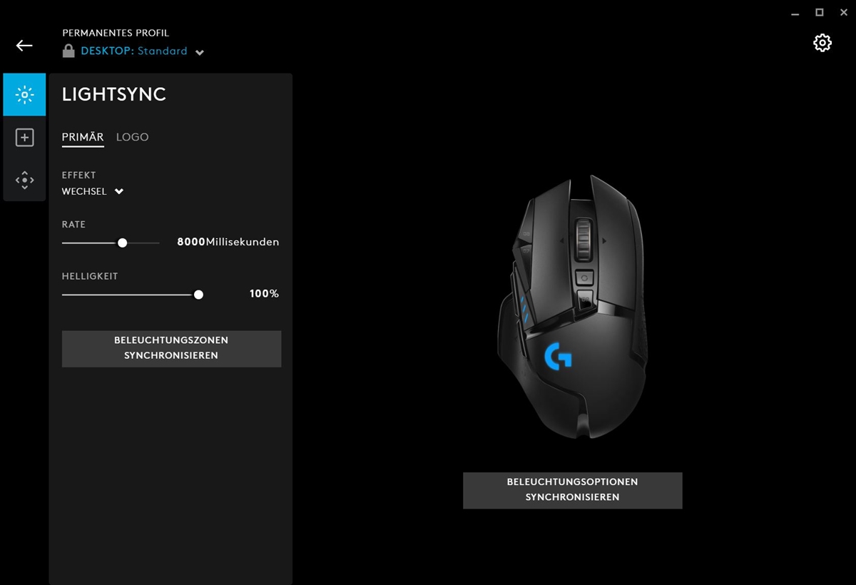 Logitech G502 Lightspeed Software 3