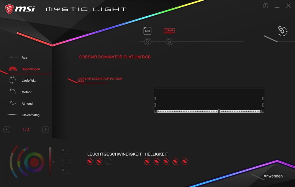 MSI B450 Tomahawk Max Mystic Light 3