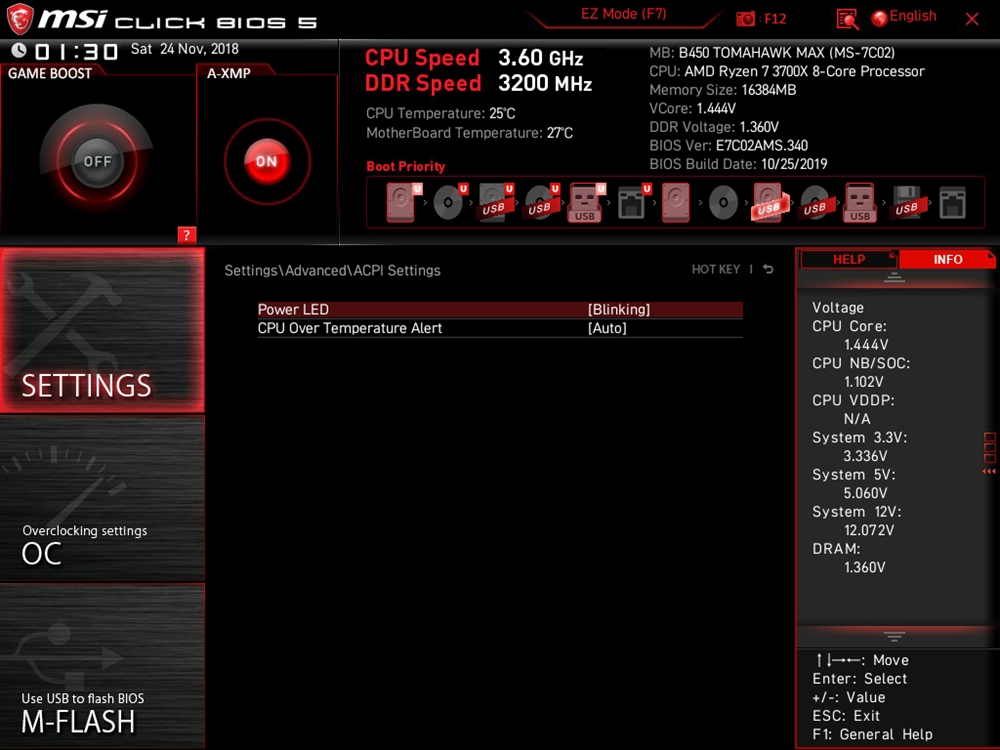 MSI B450 Tomahawk Max Bios 14