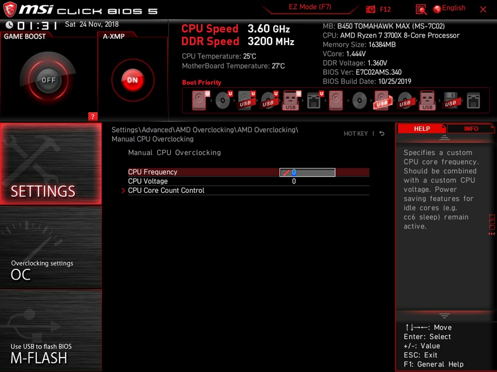 MSI B450 Tomahawk Max Bios 23
