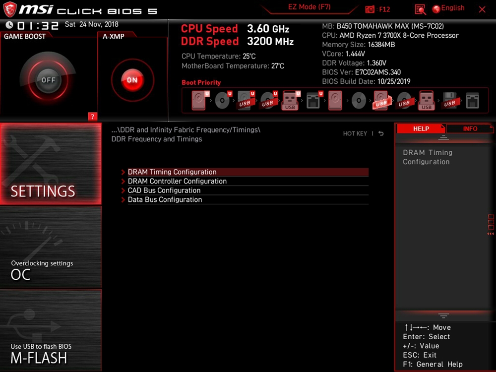 MSI B450 Tomahawk Max Bios 25
