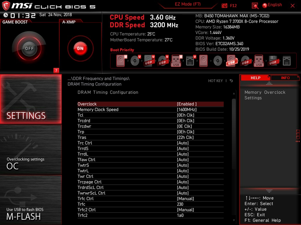 MSI B450 Tomahawk Max Bios 26