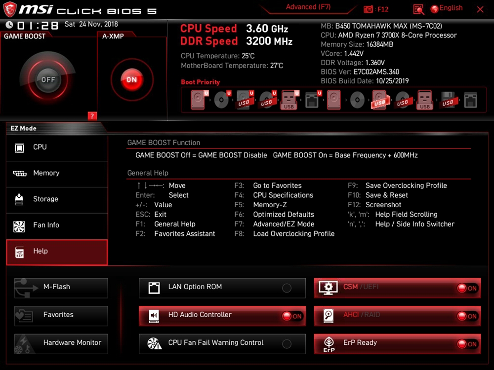 MSI B450 Tomahawk Max Bios 5