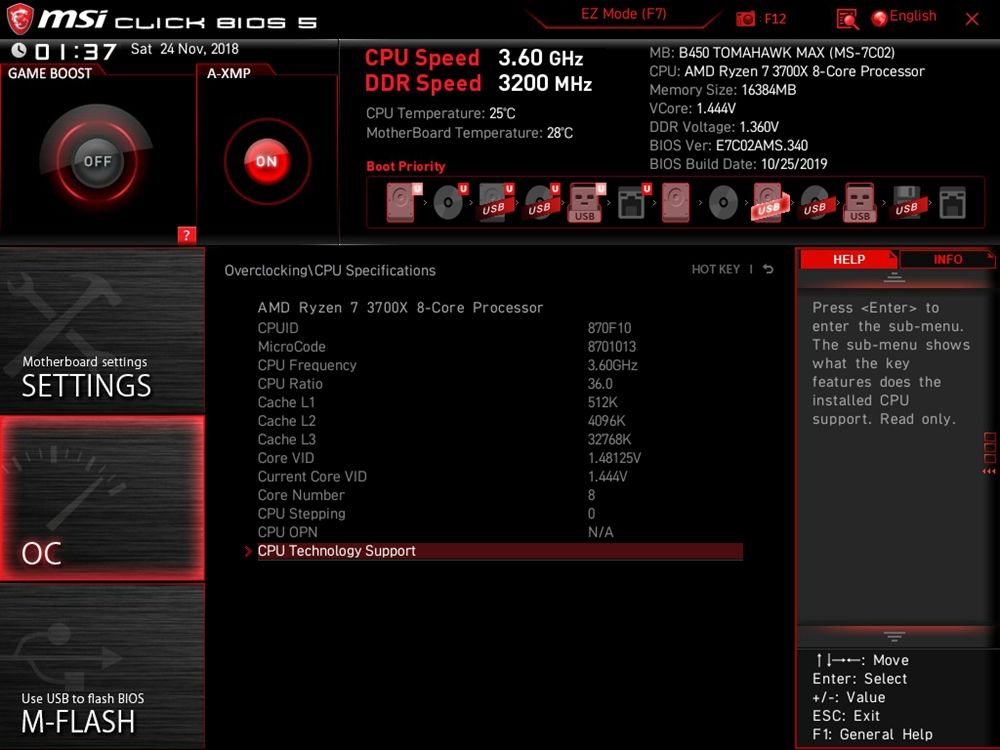 MSI B450 Tomahawk Max Bios 51