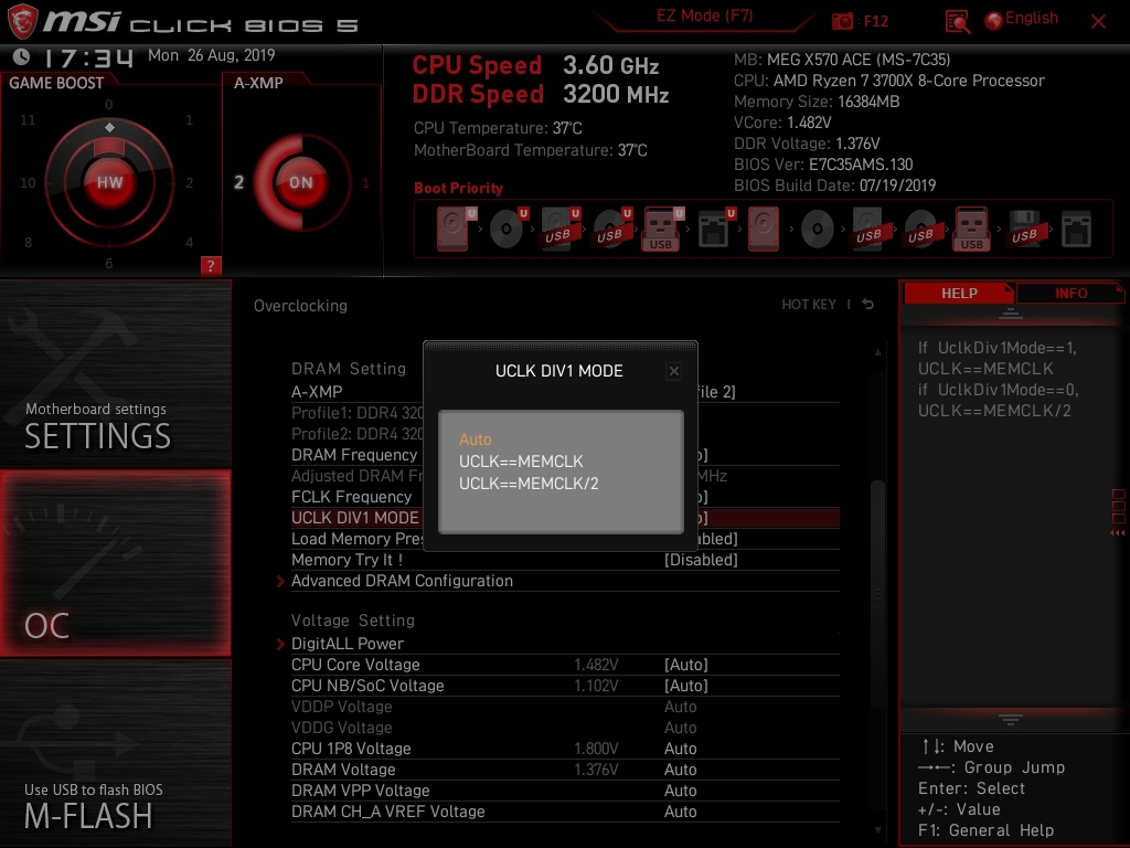 MSI MEG X570 ACE Bios 33