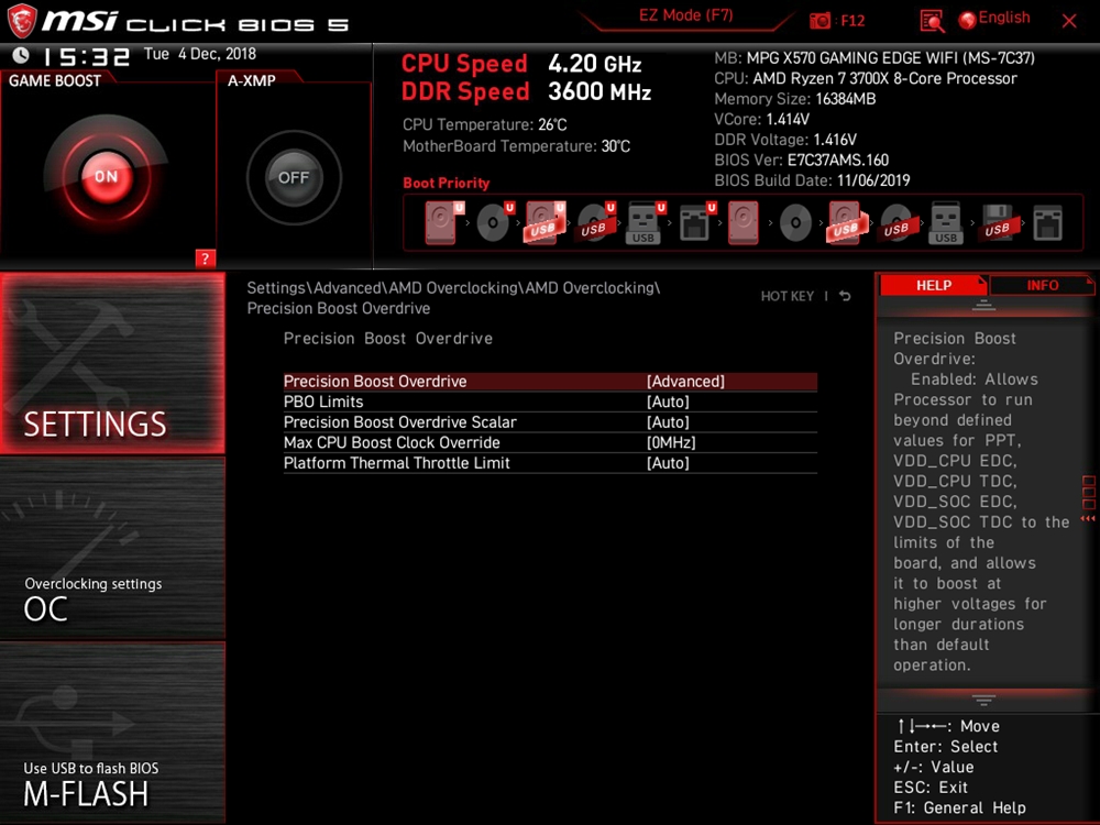 MSI MPG X570 Gaming Edge WIFI Bios 31