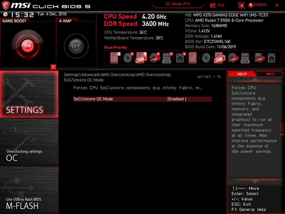 MSI MPG X570 Gaming Edge WIFI Bios 34