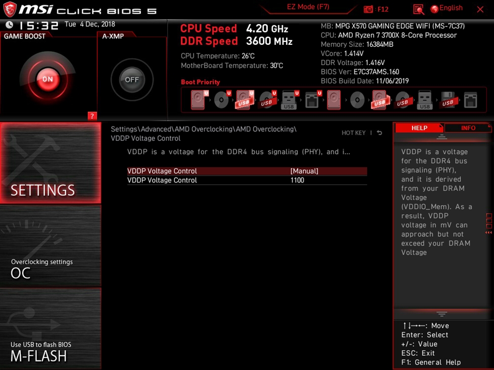 MSI MPG X570 Gaming Edge WIFI Bios 35