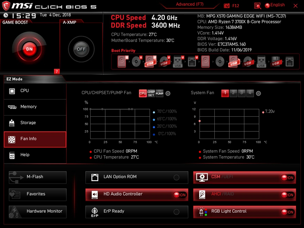 MSI MPG X570 Gaming Edge WIFI Bios 4