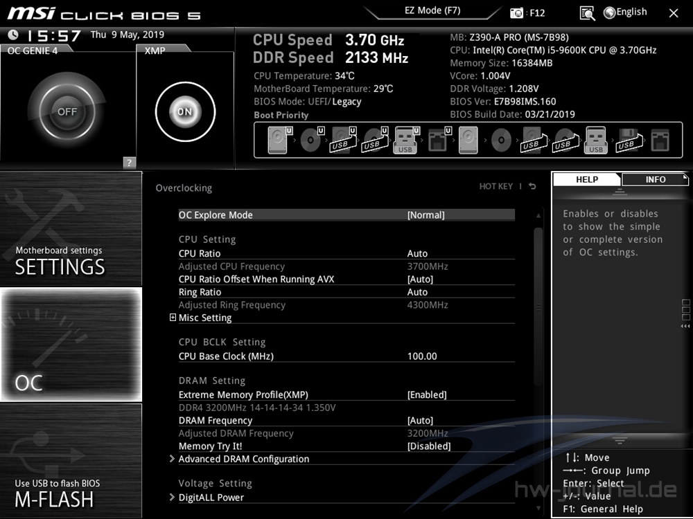 MSI Z390 A Pro Bios 26