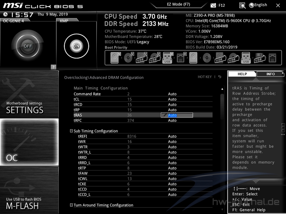 MSI Z390 A Pro Bios 31