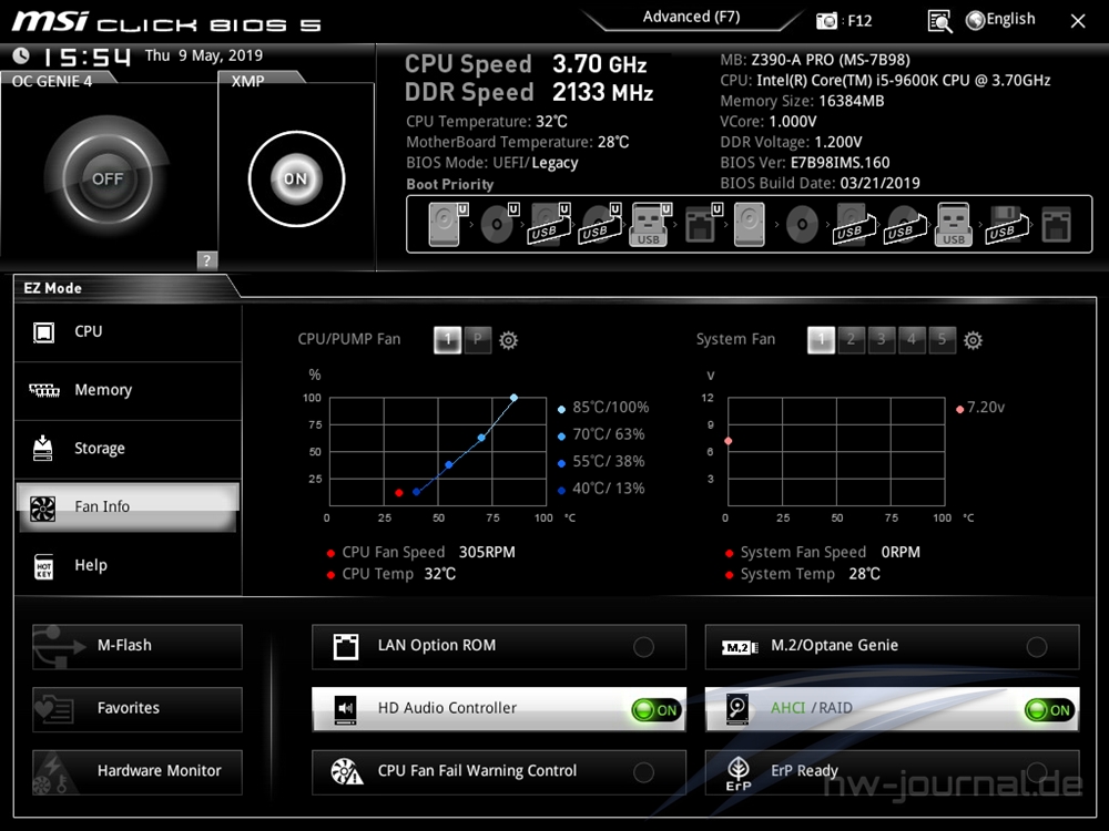 MSI Z390 A Pro Bios 4