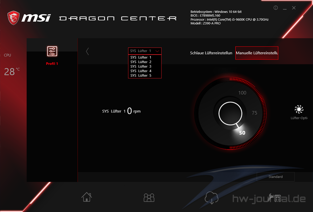 MSI Z390 A Pro Dragon Center 10